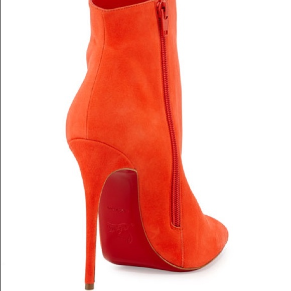 🔥Rare🔥Christian Louboutin 🔥So Kate Ankle Booties Papaya - Picture 6 of 8